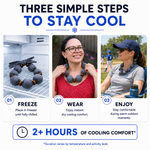 Mist Grey Cooling necklace-neck cooler