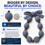 Mist Grey Cooling necklace-neck cooler