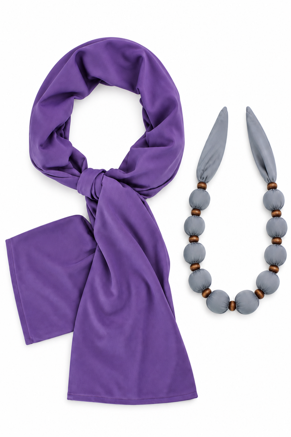 Nano-Ice Neck Cooler + Scarf | 2+ Hours of Cooling Relief | Purple
