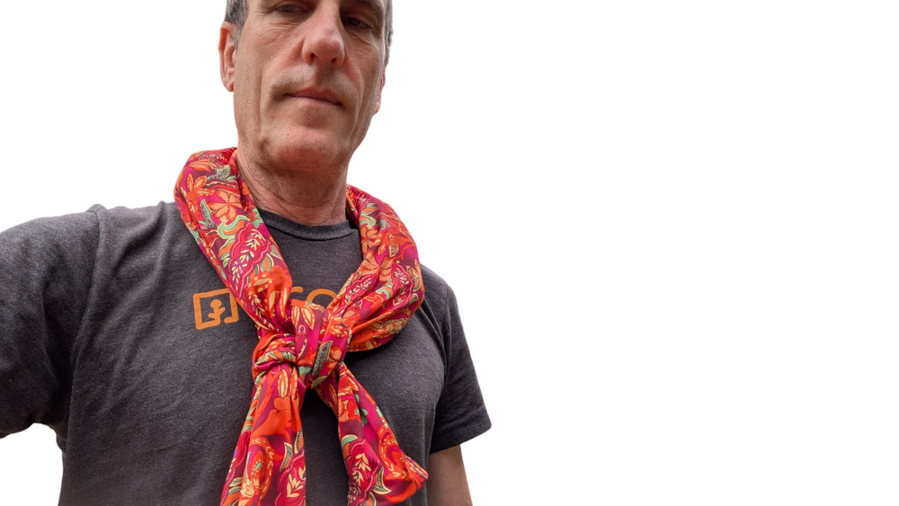 Paisley  | Nano-Ice Cooling Necklace Scarf - COOLING BALLS INCLUDED!