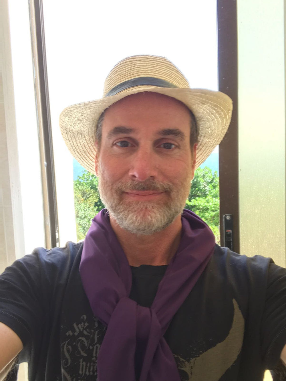 Purple | Nano-Ice Cooling Necklace Scarf - COOLING BALLS INCLUDED!