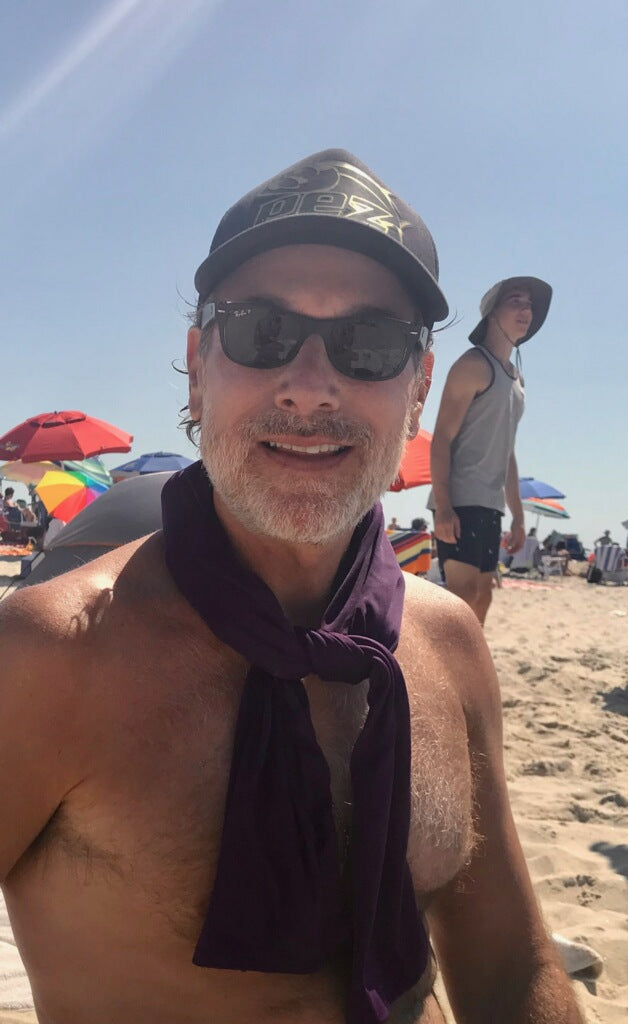 Purple | Nano-Ice Cooling Necklace Scarf - COOLING BALLS INCLUDED!